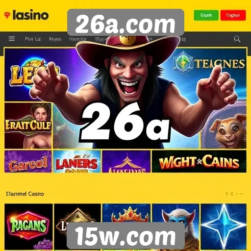 Destaques dos jogos disponíveis no site 26a.com